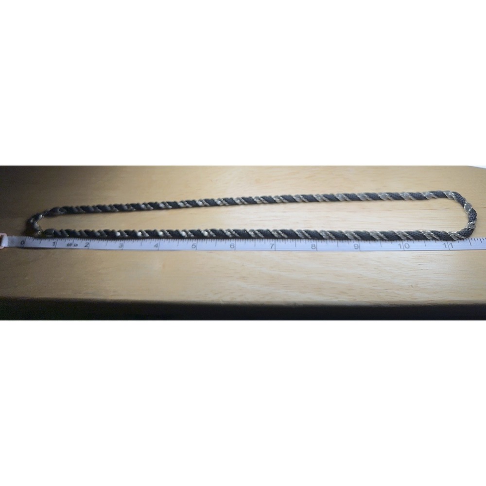 Vintage Napier 'All Going According‎ to Plan' Twist Chain Silver Tone & Black - Picture 3 of 3